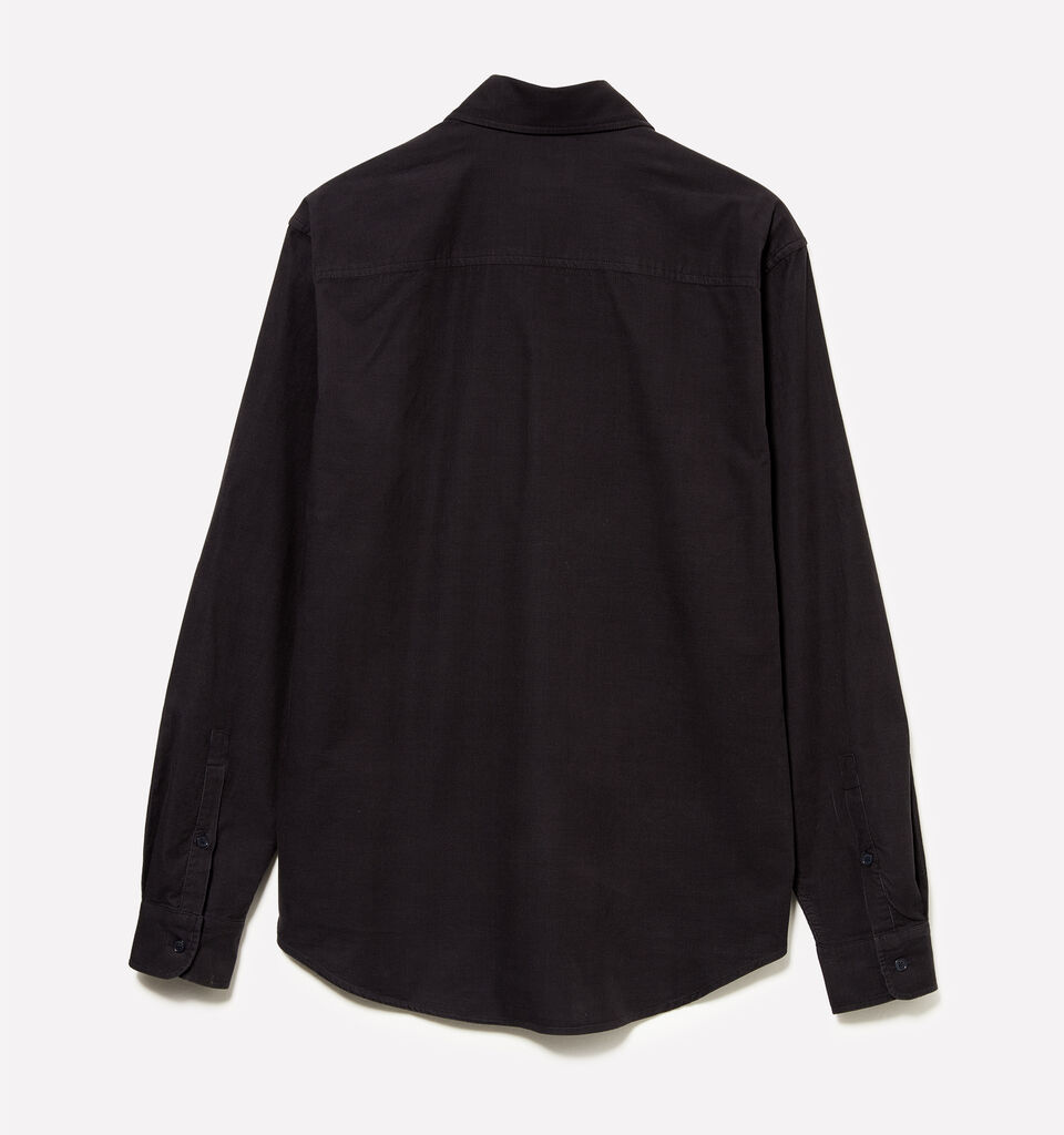 Chemise en velours côtelé gris foncé - chemises regular pour homme - Gris Foncé | Sisley image number 5